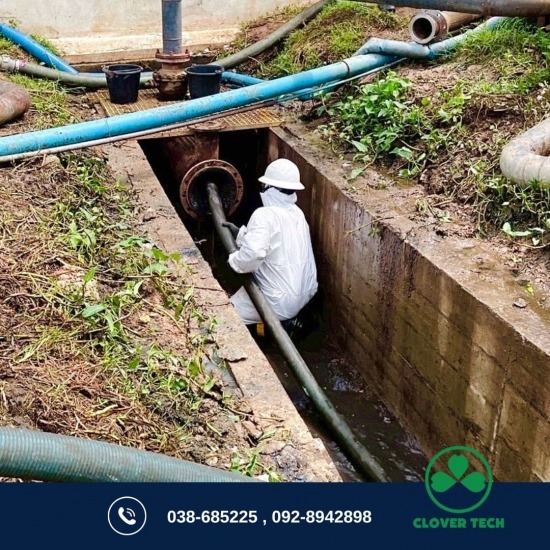 รับล้างถังเคมี ถังบำบัดน้ำเสีย ระยอง - โคลเวอร์เทค - Gutter pipeline Cleaning รับล้างถังเคมี ถังบำบัดน้ำเสีย ระยอง - โคลเวอร์เทค - Gutter pipeline Cleaning